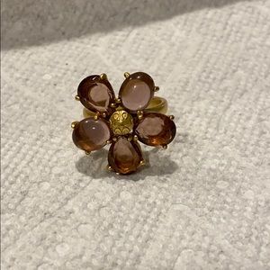 Coach cocktail flower ring